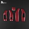 Для Mercedes Benz A B C E S GLC CLA GLA GLE GLS CLS GLK ML Класса W205 W213 W212 Углеродная Накладка на Рычаг Переключения Передач и Механизм Стеклоочистителя W176 W204