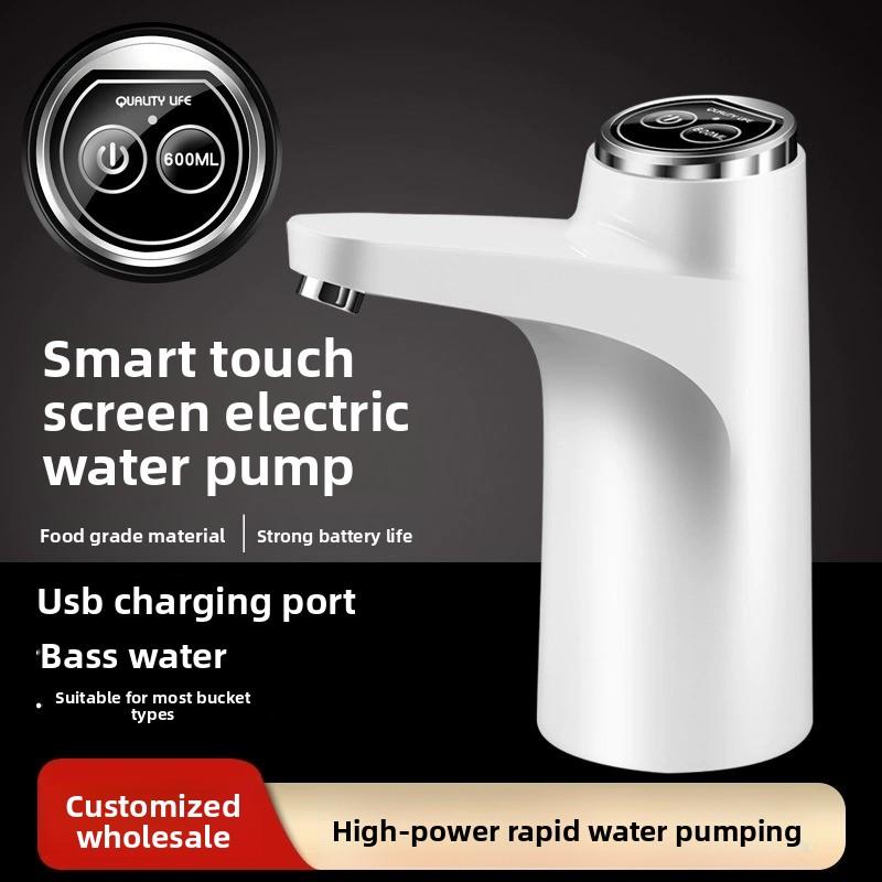 Bomba de agua eléctrica portátil para garrafón dispensador automático recargable por USB