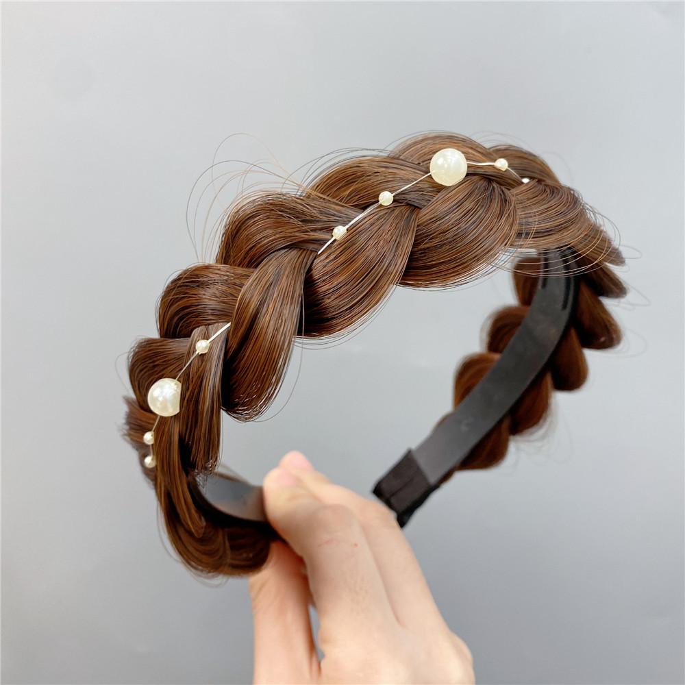 Женская повязка для волос Fishbone Braid Ленивый парик Twist Braid Повязка на голову Шпилька Bohemia Fashion Нескользящий головной убор Свадебные аксессуары для волос