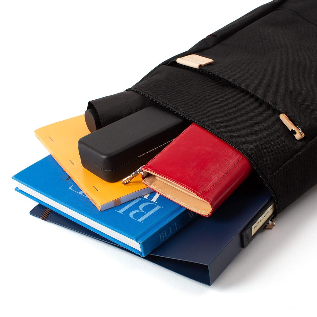 Сделанный рюкзак унисекс 10-дюймовый планшет совместимый A4 полиэстер L карман серии [Heart Factory] FY-0640 (черный)