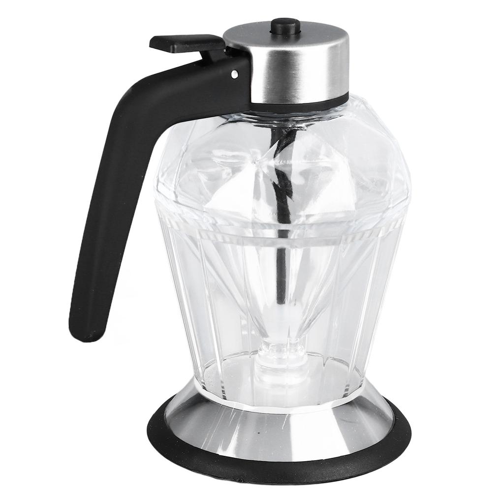 Диспенсер для медового сиропа с подставкой Многоцелевая банка для меда Прозрачный стеклянный контейнер для меда с черпаком