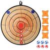 Boono Dart Ball Target Dart Velcro Ball Log Toy, Game, Board, Plaything, (71cm + Shuriken)