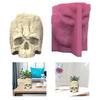 Epoxy Resin Skull Flower Pots Crafting Mold Perfect for Creating Personalized Pencil Holders and Creative Planters