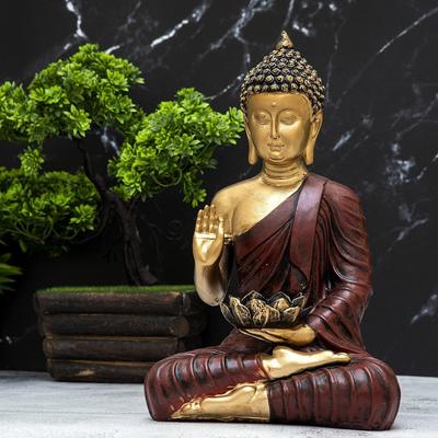 Новая статуя сидящего Будды, экспонат для домашнего декора