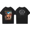 Футболки с изображением рок-н-ролльной группы Мужские и Женские Dream Theater Dream Theatre Плотный Хлопок Принт в Стиле High Street Короткий Рукав