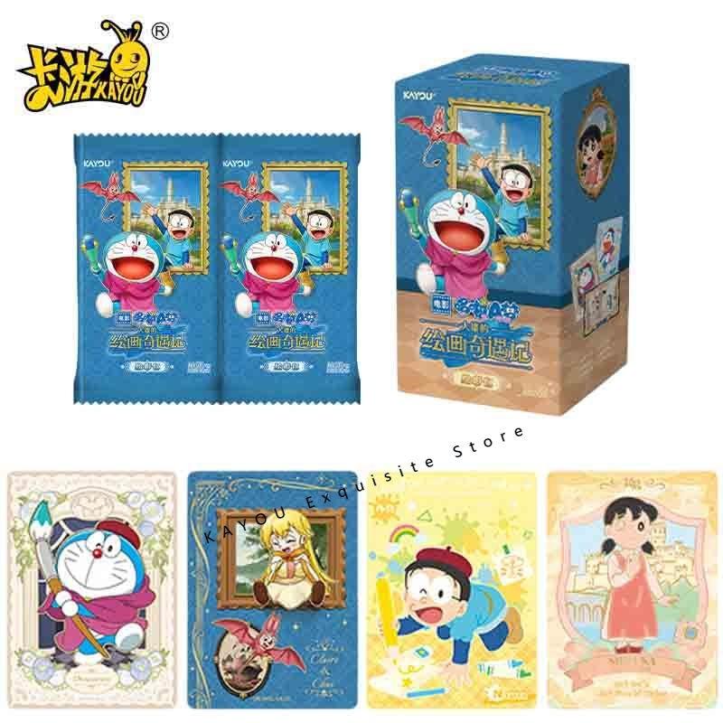 Genuine Doraemon Cards Nobita's Art World Tales HuiYing Package Animation Cartoon Collection Peripheral Toy Gift