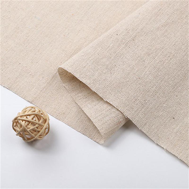 Fabric Cotton Linen Lining Linen Gray Linen Crafts DIY Plain Fabric Pure Color