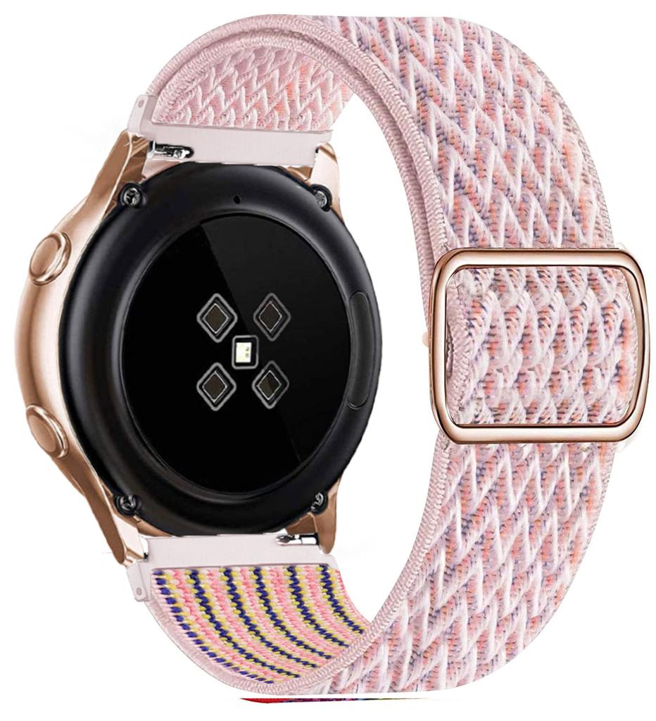 20 мм 22 мм ремешок Для Samsung Galaxy Watch 5/pro/4/classic/3/Active 2 44 45 мм Gear S3 Эластичный нейлоновый петлевой ремешок Huawei GT 2 2e pro 3