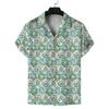 Mens Designer Clothing 3D Print Shirt Oversized Summer 2025 Travel Hawaii Beach Hawaiian Harajuku Pattern Camisa Masculino Lapel
