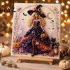Handmade Wall Art Supplies Fashion Doll Faux Pearl Kit, DIY Christmas Painting Craft Kit 3D Textured Bead for Adults, Festive Decor Beginner Friendly