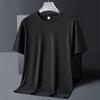 Дышащая спортивная футболка с коротким рукавом Ice Breathable Мужская Быстросохнущая одежда Мужская Свободный топ из ледяного шелка Футболка Мужская для фитнеса и тренировок Футболка с коротким рукавом