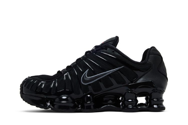 Мужские кроссовки Nike Shox TL Черный Металлический Гематит Черный/Черный-Металлический Гематит-Макс Оранжевый