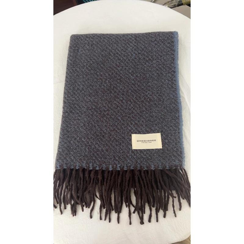 New Warm Thickened Scarf for Women Autumn and Winter Casual Scarf for Men Korean Style Imitation Cashmere Versatile Korean Style Shawl