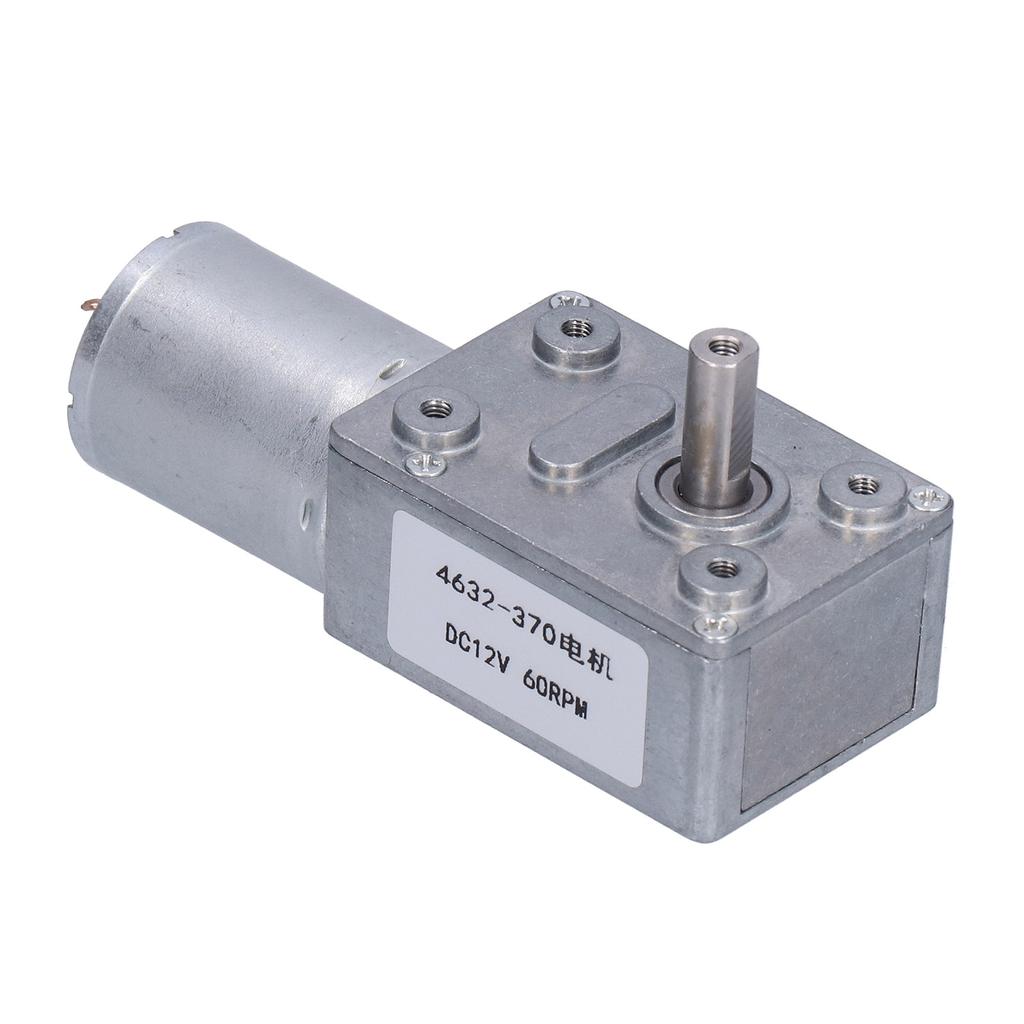Турбинный червячный мотор Турбо редуктор Редукционный вал Оборудование 60 об/мин DC12V 4632370