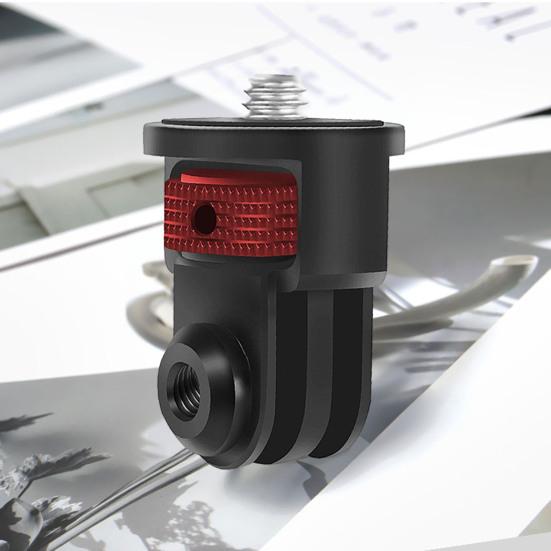 Адаптер для крепления штатива для камеры. Простая установка. Регулировка на 360 градусов. Противоскользящая накладка. Стабилизирующий кронштейн для экшн-камеры.