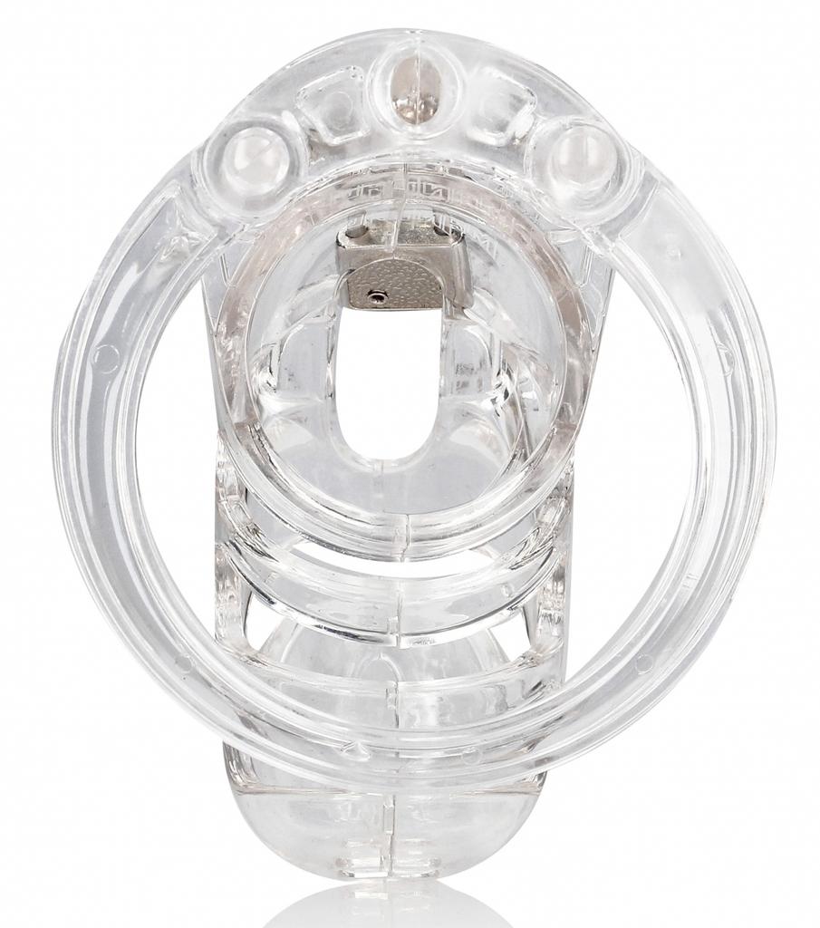 ManCage Model 25 Chastity Cage - 9 X 3.5cm Transparent