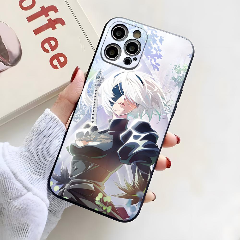 Чехол для телефона N-NieR A-Automata для IPhone 17 Pro Max 16 15 14 Pro Max 13 11 X Xs Xr 8 7Plus Силиконовый чехол