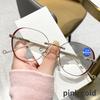 Women Men Luxury Rimless Reading Glasses Fashion Design Round Gradien Eyewear Trendy New Ladies Far Sight Eyeglasses Degrees