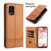 Роскошный магнитный адсорбционный кожаный чехол для Xiaomi Mi 10 Lite 5G / Mi 10 Youth 5G флип-чехол кошелек защитный чехол Capa Fundas