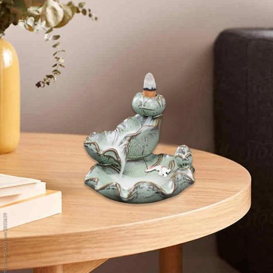 Красиво водопад курильница спокойные эмоции керамическое украшение