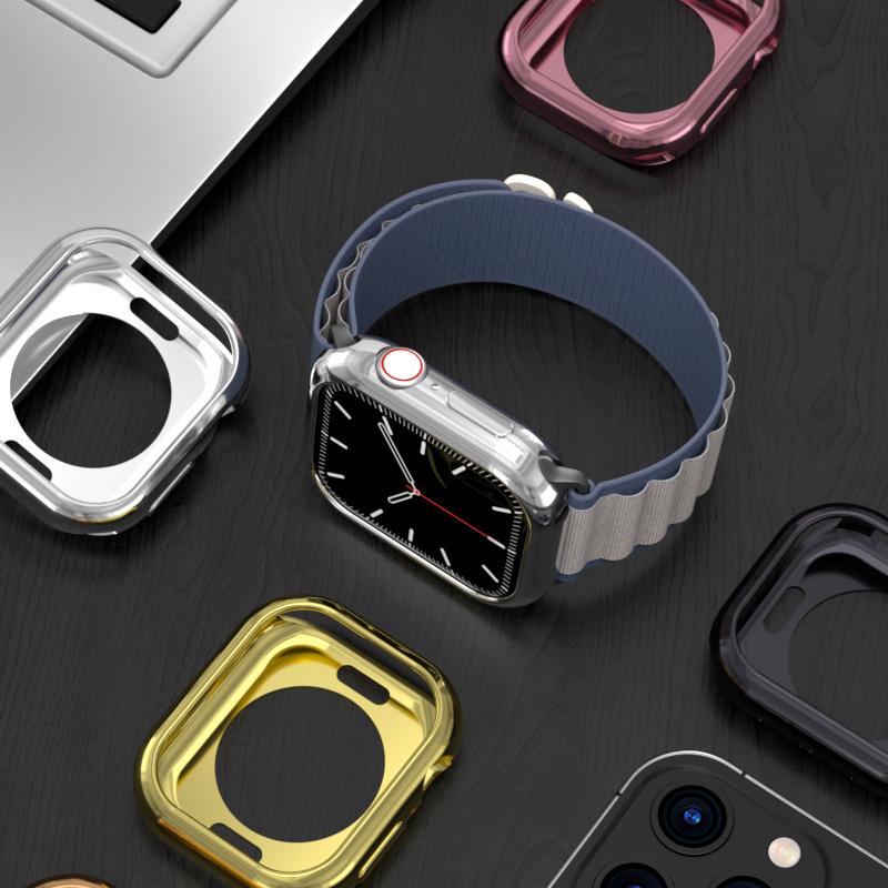 Защитная крышка для экрана для Apple Watch серия 10 42 мм 46 мм ТПУ бампер бампер Чехол-защита экрана iWatch 10 42/46 Аксессуары