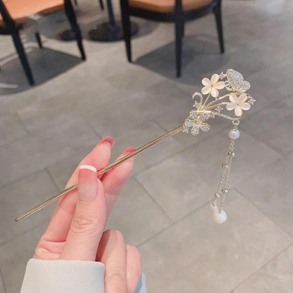 Chinese Style Hair Stick Ancient Style Metal Hair Sticks High-end Hair Insert Fashion