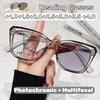 Модные большие мультифокальные фотохромные очки для чтения женские в стиле инс, очки для пресбиопии с диоптриями до +4.0