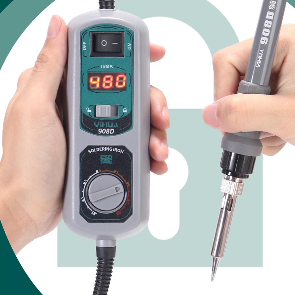 938D Портативная паяльная станция с пинцетом 110 В 220 В, паяльная станция, набор для демонтажа чипов, сварочное оборудование SMD