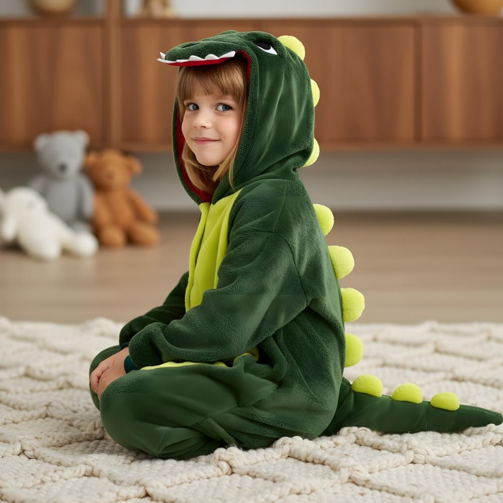 Piżama Onesie Kigurumi Kostium Przebranie Dinozaur 125-135Cm