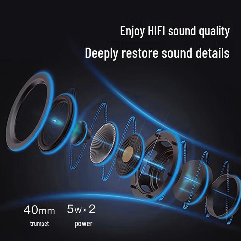 Zhuopu Floating Lyric Bluetooth Speaker with Smart Display