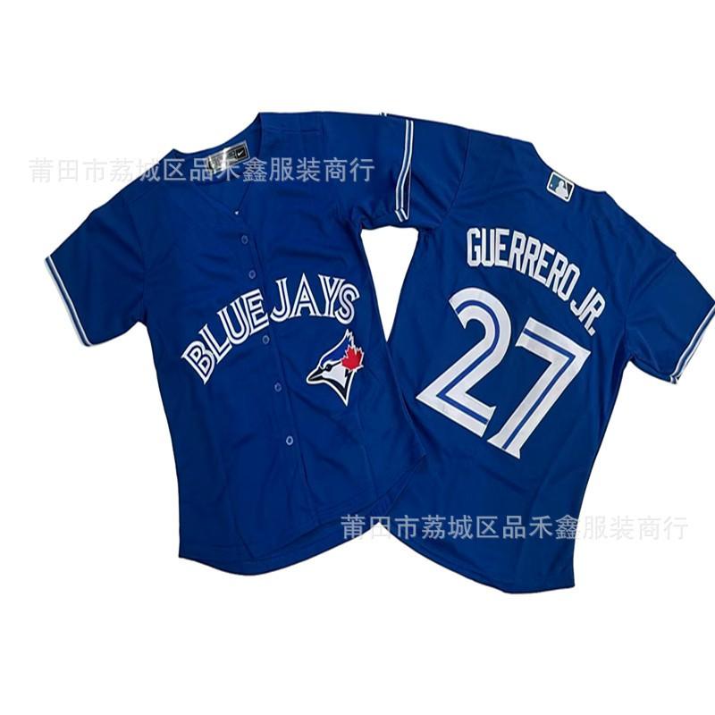 Toronto Blue Jays 27 Vladimir Guerrero Jr Baseball Jersey Women Kids Cotton Sports Fan Apparel