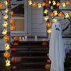 New Halloween LED Lights Outdoor Decoration Atmosphere Colorful Lamp Halloween Festival  Pumpkins Ghosts Bats, Light Strings