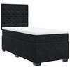 Maison Exclusive - Sommier à lattes de lit et matelas Noir 80x200 cm Velours
