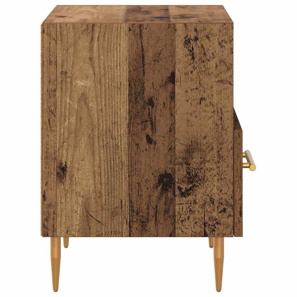 Nightstand with Drawers Brown 40 x 35 x 47.5 cm Particleboard