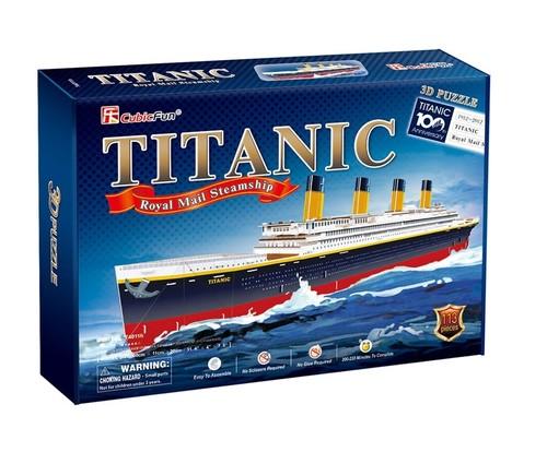 Cubic fun puzzle 3d titanic duży cubicfun 113 elementy t4011h