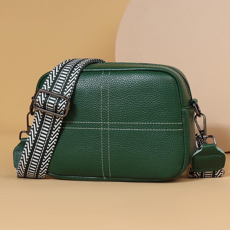 Настоящая кожаная сумка через плечо для женщин, высококачественные кожаные сумки, простой кошелек для телефона Zero