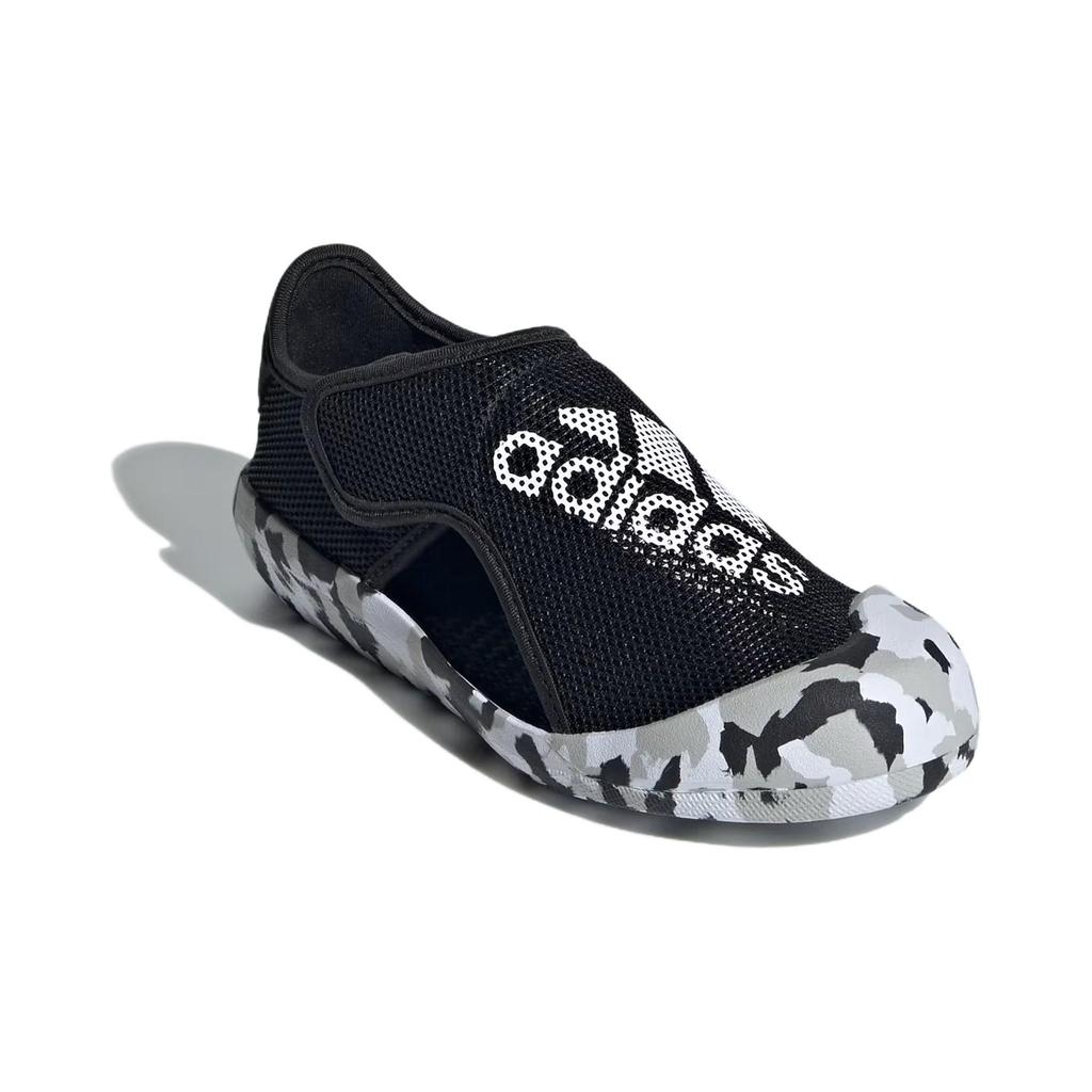 Adidas Altaventure Comfortable Casual Non-Slip Shock Absorbing Sandals Kids Sandals Black White ID7859