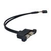 USB 9-Pin to Dual USB 2.0 Female Port Expansion Cable