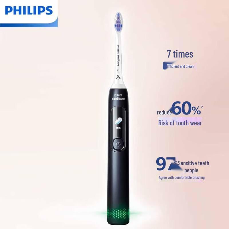 Philips Звуковая электрическая зубная щетка с интерактивным смарт-экраном, штекер CN (адаптер в комплекте)