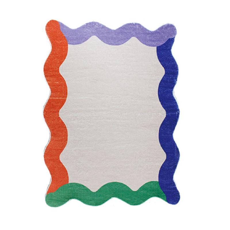 Irregular Simple Living Room Decoration Carpet Bedroom Bedside Large Area Carpets Fluffy Soft Cute Play Floor Mat Home Decor Rug