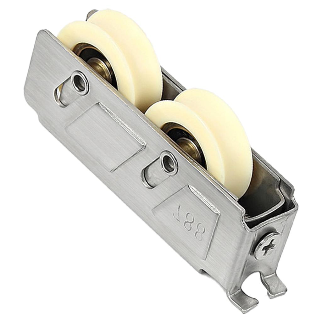 Обновления Ролики для окон Раздвижные оконные ролики Стальные/нейлоновые Направляющие ролики для окон Простая установка для раздвижных дверей