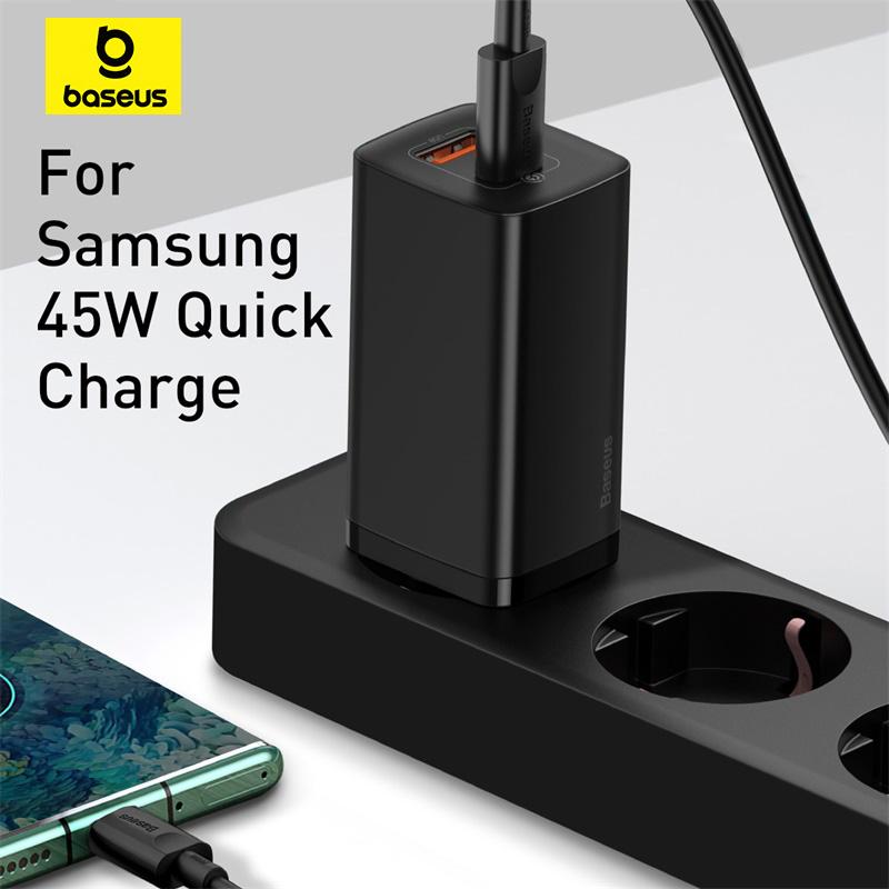 Baseus GaN2 Lite Quick Charger 65W USB+Type C Charger