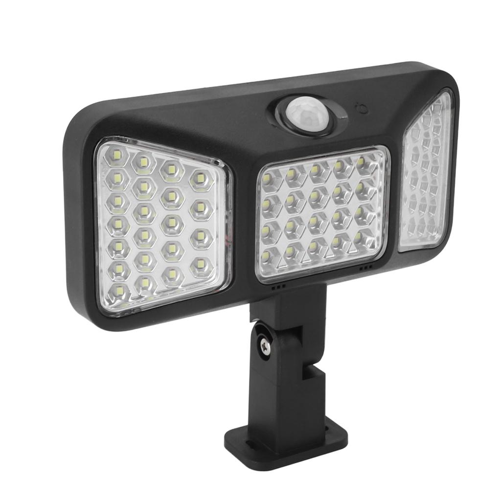 Outdoor Wall Light LED Waterproof Three Side Illuminated 140 Degree Wide Angle Solar Wall Lamp for Terrace Garage