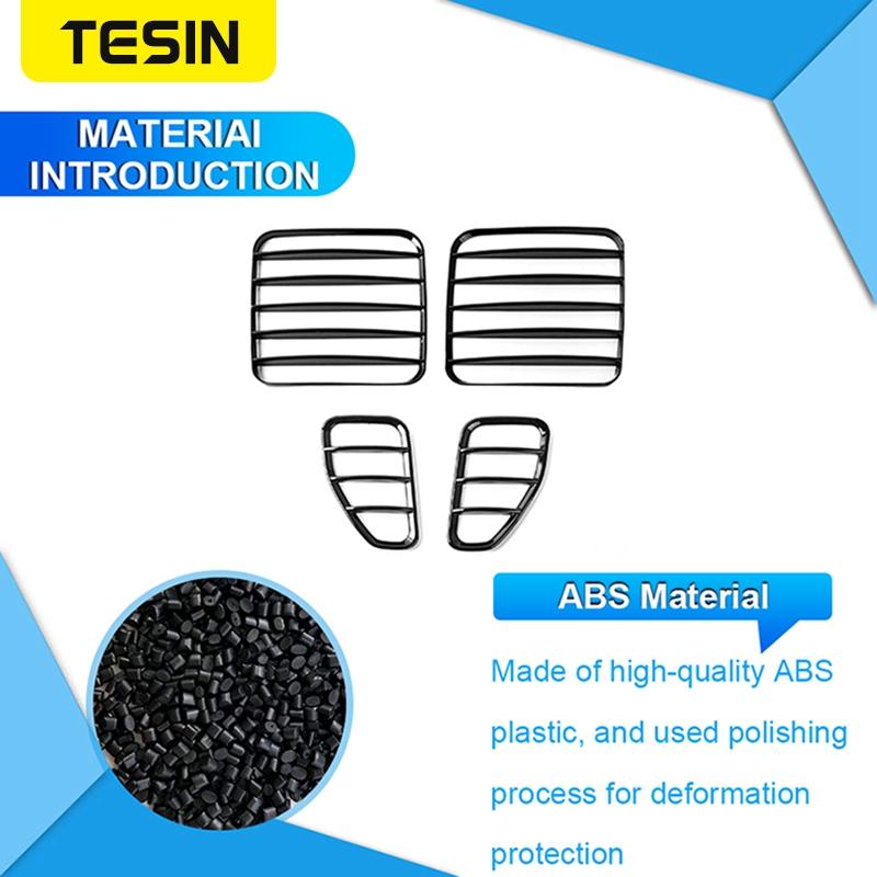 TESIN автомобильный задний фонарь, украшение для Jeep Renegade 2016 2017 2018 2022, внешний чехол заднего фонаря