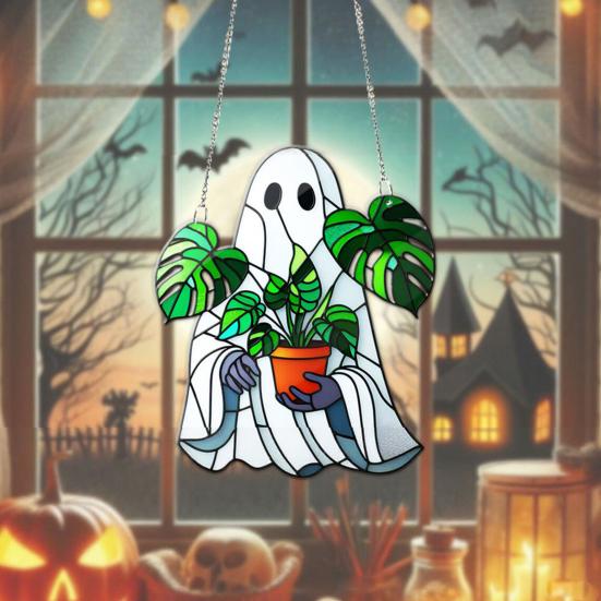 Призрак Ловец Солнца Акриловый Яркий Цвет Абажур Подвеска Вечеринка на Хэллоуин