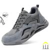 Steel Toe Safety Shoes for Men Women Lightweight Work Sneakers Puncture Proof Work Shoes Unisex Coustruction Safety Work Boots