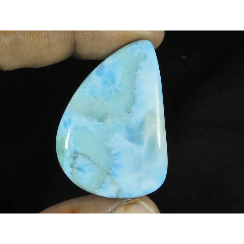 25X36ММ Натуральный Голубой Ларимар Фантазийной Формы Кабошон Свободный Драгоценный Камень 53 Карата. LR-40