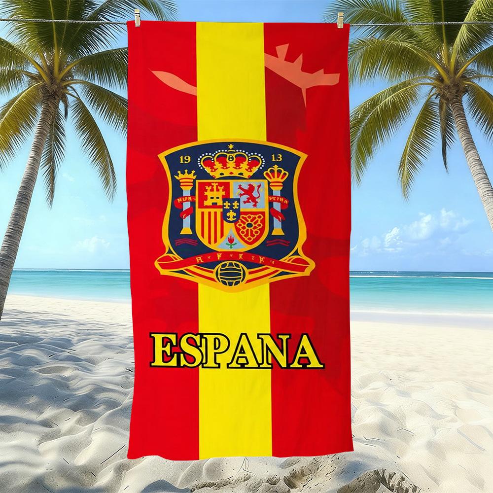 Microfiber Printed Beach Towel Quick-Drying Sand-Proof Absorbent Bath Towel Travel Swimming Towel
