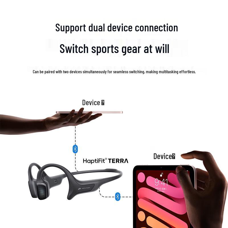 MOJAWA Terra AI Bone Conduction Sports Headphones