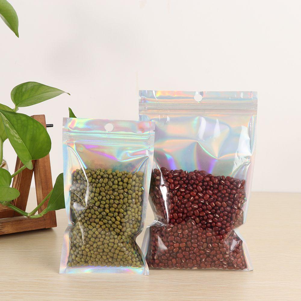 20 Pcs Plastic Waterproof Self Seal Zipper Reclosable Pouches Storage Packaging Bag